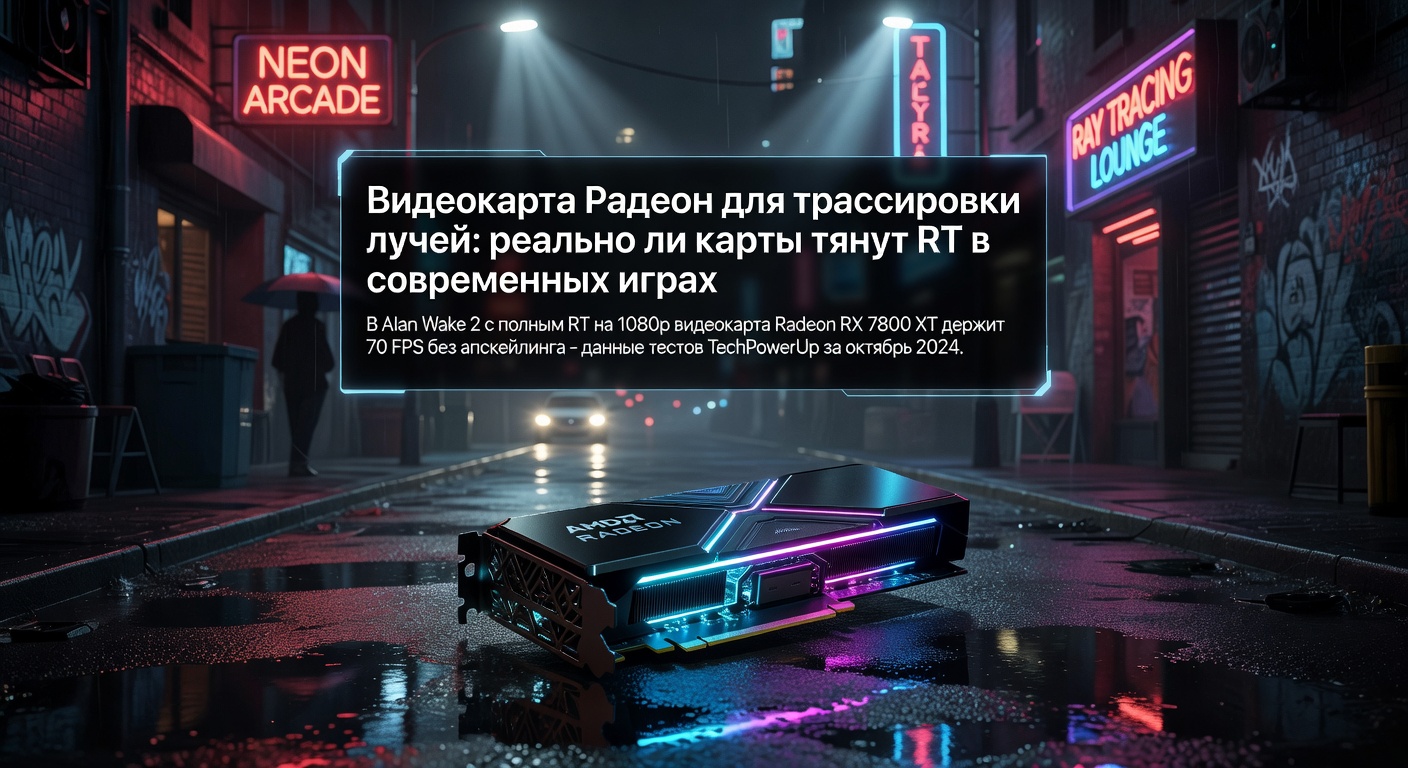 Видеокарта Радеон для трассировки лучей: реально ли карты тянут RT в современных играх