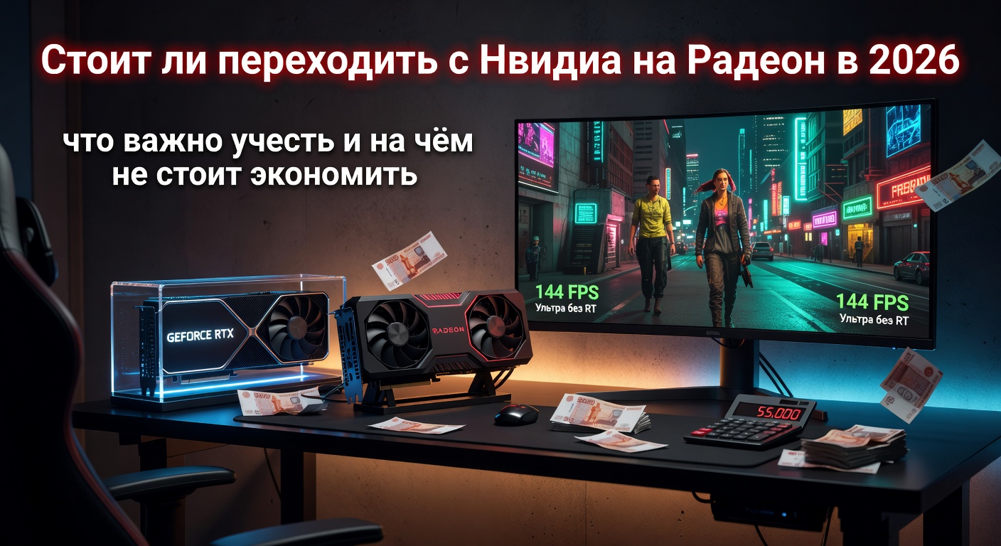 Стоит ли переходить с Нвидиа на Радеон в 2026: личный опыт пользователей: что важно учесть и на чём не стоит экономить
