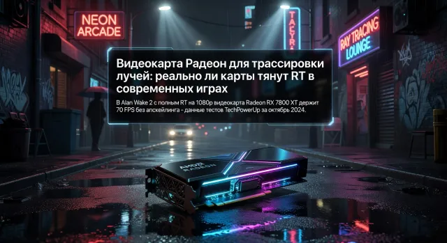 Видеокарта Радеон для трассировки лучей: реально ли карты тянут RT в современных играх