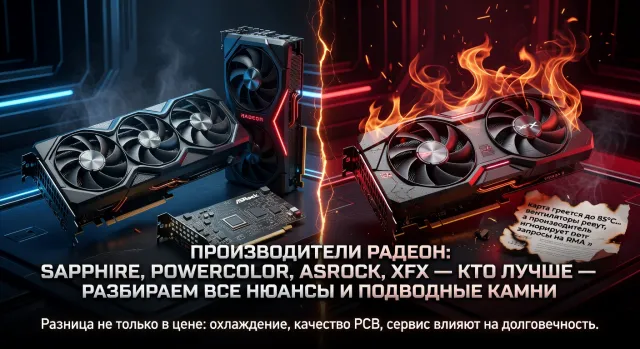 Производители Радеон: Sapphire, PowerColor, ASRock, XFX — кто лучше — разбираем все нюансы и подводные камни
